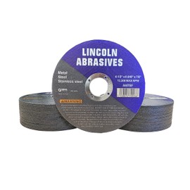 50 Pack 4.5" Cut-Off Wheels Lincoln Abrasives .040" Metal & Stainless Steel