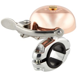 Fan Industry OH-2300B Bicycle Bell, Hibiki Bell, Brass, Copper Plated