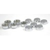 Pro Dec Hex Head Bolt Nut Cover Dome for 1/2" Wrench or Socket Chrome Plastic Set of 10