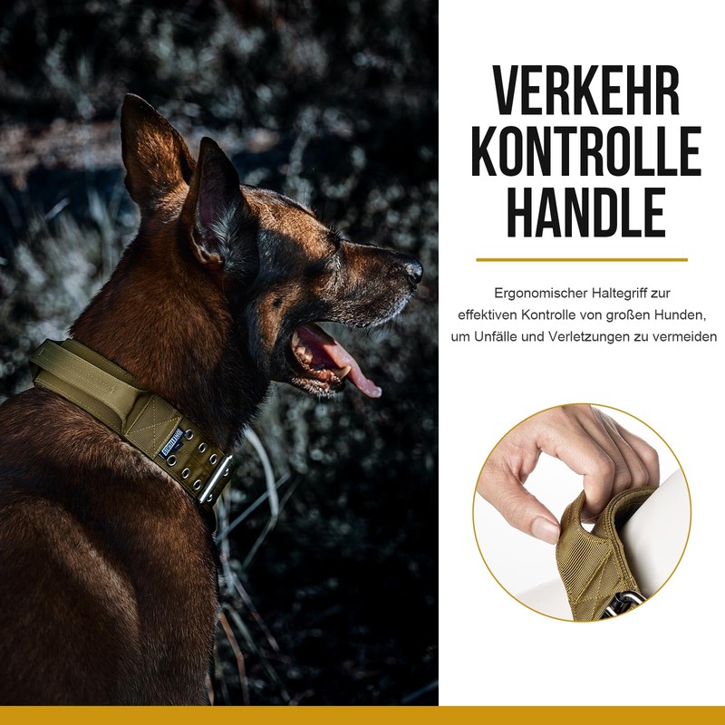 OneTigris Dog Collar 5 cm Wide