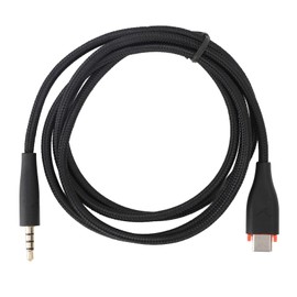 Headphone Cable 3.5mm Replacement Cable for MMX 150 Headphones 1.2m, black