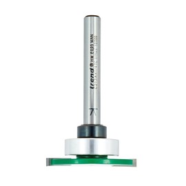 Trend CraftPro Weatherseal Groover Router Cutter Bit, 1/4 Inch Shank, 34mm Cut Diameter & 3mm Cut Length, Tungsten Carbide Tipped, Bearing Guided, C213AX1/4TC