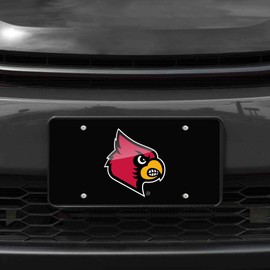 Rico Industries NCAA Louisville Cardinals Black Color Laser Cut Tag