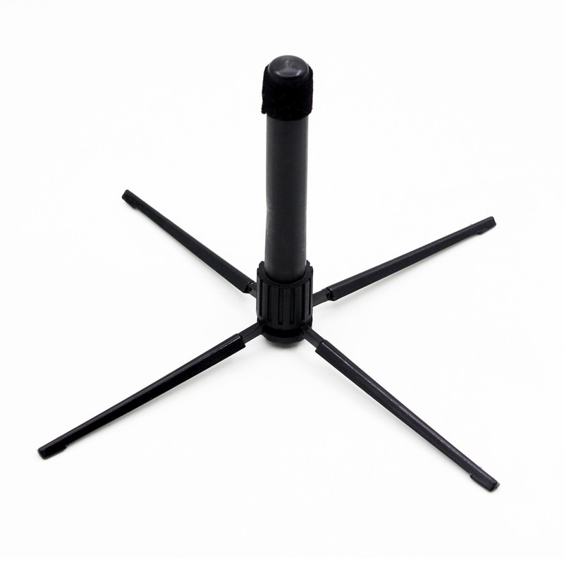 Western Concert Flute Tripod Holder Stand with 4 Metal Legs