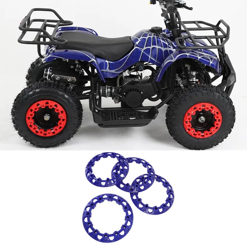 ATV Wheel Rim Hub Protection, 4Pcs 8 Inch Wheel Trim