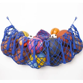 Sports Ball Storage Net Hammock for Garage Hanging Basket Organizer Net for Basketballs, Volleyballs Soccer Storage Rack Sport Equipment Organizer Storage Mesh