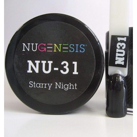 NuGenesis Nail Dipping Powder Color 1.5oz/43g Jar - (NU31 STARRY NIGHT)