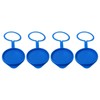 4Pcs Windshield Washer Fluid Cap Wiper Reservoir Tank Bottle Cap