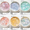 Tokyo Koeki T10-J Opal Glitter Powder, 6 Color Set, Approx.