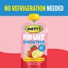 Mott’s Fruit Smoothies Strawberry Banana, 4.2 oz Clear Pouches, 24