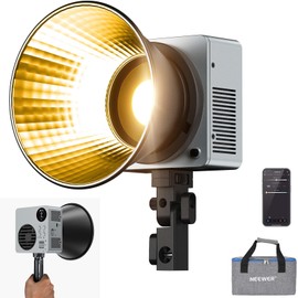 NEEWER 80W LED Video Light with 72Wh Battery/100W PD Fast Charging APP/2.4G Control Portable Bi Color Mini COB Studio Continuous Output Lighting 26500lx/1m 2700-6500K Dimmable CRI95+ 13 Scenes, HB80B