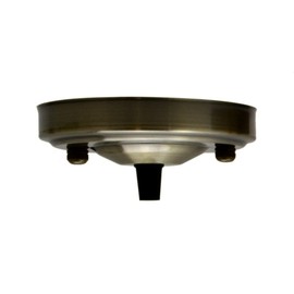 LEDSone 108mm Green Brass Ceiling Rose for Pendant Light Fitting Complete Kit