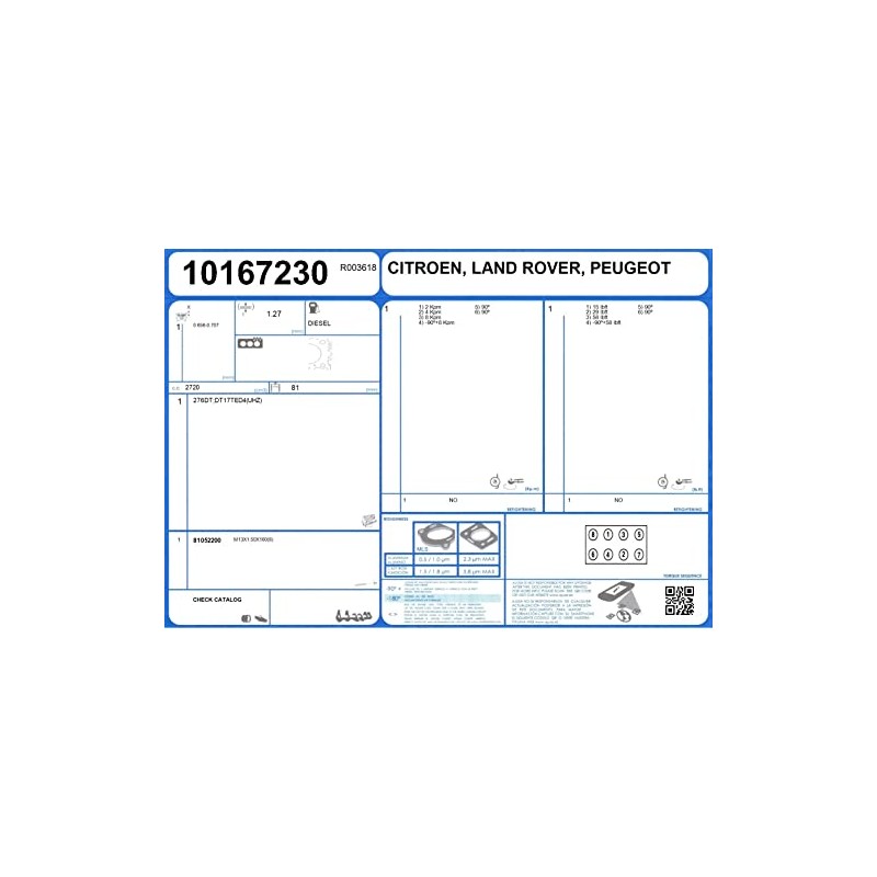 Gasket, cylinder head