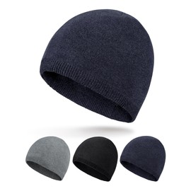 MELLIEX Men's Classic Knitted Hat Unisex Beanie Hat Warm Winter Hat for Men and Women for Outdoor Sports, blue