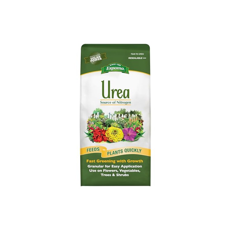 Espoma Urea Nitrogen Fertilizer 45-0-0, 4lb. Bag; Promotes Growth in