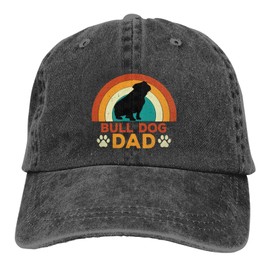 Bull Dog Dad Baseball Cap Golf Dad Hat Adjustable Original Classic Low Profile Cotton Hat Men Women