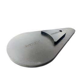 LavaLock® 3" Pipe Tear Drop BBQ Draft Smoker Damper Exhaust Assembly Weld-On 3.5