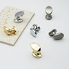 FURFITT 10 Pack Polished Gold Cabinet Knobs Solid Zinc Alloy