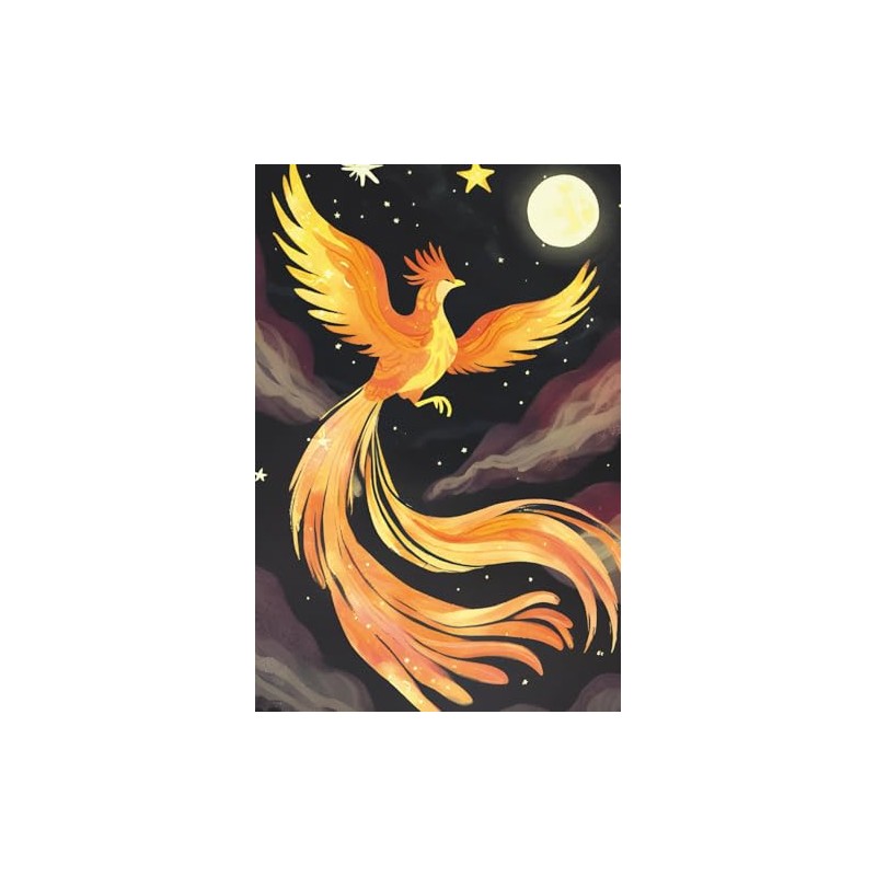 Phoenix Night Flight: 150 Page Lined Journal