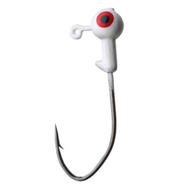 Eagle Claw Ls Pro-V Ball Head Jig 1/4 Oz White, One Size