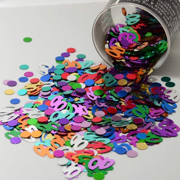 Confetti Mix - 40s & Circles MultiColors - 2 Half