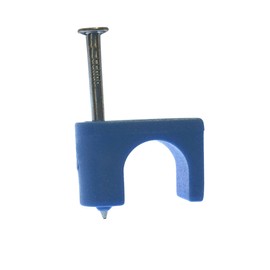Gardner Bender PTP-100 Low-Voltage Data Staple, 1/4 in., CAT3, CAT5, RJ-11, RJ-12 & RJ-45, Blue