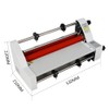 Laminator Machine V350 13" 350mm Hot Cold Roll Laminator lectronic