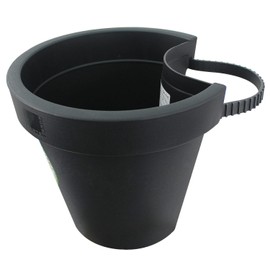 Drain Pipe Flower Pot Holder Sturdy Lightweight Garden Flower Pot, 3 KG Capacity (1 x Pipe Flower Pot)