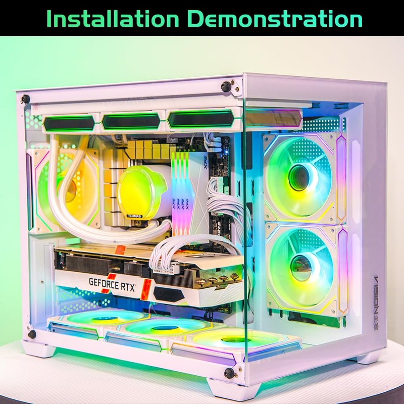 Jungle Leopard Prism 6PRO ARGB PWM Computer PC Fan 120