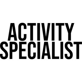 SEC Apparel Activity Specialist Iron On Decals Patch Transfers Applique Letters for t Shirts Fabric Clothing |