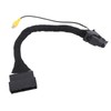 KIMISS Rückfahrkamera-Adapterkabelbaum für SYNC 2 3Plug-and-Play-Installation für 54-Pin-Systeme mit