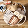 Baby Changing Basket Includes Diaper Caddy - Breathable & Waterproof