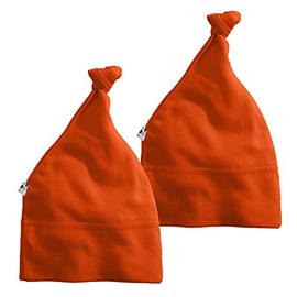 Babysoy - Gorro de nudo moderno (2 unidades), Persimmon, 0-6 Meses