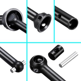 RCLIONS Spring Steel Drive Shaft CVD Dogbone Joint for 1/8 ARRMA KRATON 6S V4 V5 BLX 4WD Speed Monster