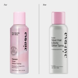 Hair and Body Glitter Spray 4.9 oz Lightweight Shimmery Glitter Formula