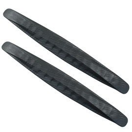 Bonsicoky 2 Pack Black Bumper Guard Strip - Anti-Collision Patch Car Bumper Guard Strip - Front and Rear Bumper Protector for Car