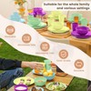 Homienly 40-Piece Kichen Dinnerware Set, Wheat Straw Dinnerware Set, Plates,