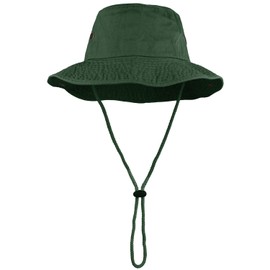 Wide Brim Hiking Fishing Safari Boonie Bucket Hats 100% Cotton UV Sun Protection for Men Women Outdoor Activities S/M Dark Green