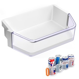 UPGRADED WPW10493524 Refrigerator Door Shelf Bin Compatible With Whirlpool Refrigerator Door Shelf W10493524 Door Bin Whirlpool Fridge Door Shelf Replacement WRF736SDAM14 WRF736SDAM13 Door Shelf Bin