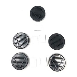 Friendswood Mercantile Small Humidifier for Cigar Humidors,Pack of Five (5),2 INCH Round Black Individually Wrapped