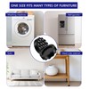 LILIWER Anti Vibration Pads For Washing Machine, Prevent Sliding Out,