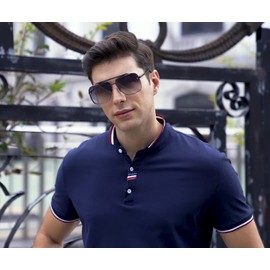 Gtand Fashion Oversized Square Aviator Gradient Sunglasses For Men Women Vintage Metal Sun Glasses 63mm