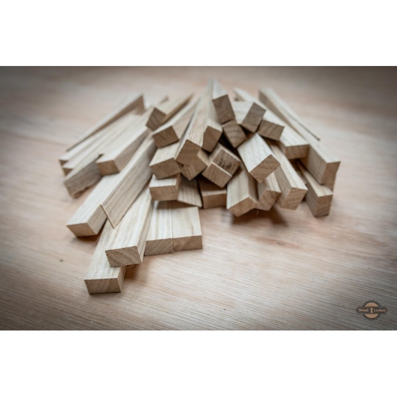 Oak Wedges - Pack of 50-16mm x 10mm x100mm -