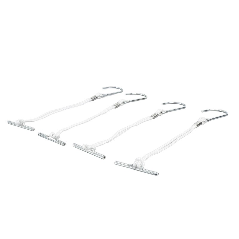 20Pcs Pattern Hooks Hanging Sewing Making Metal Hanger with Rope