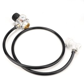 FOLOSAFENAR Gas Regulator Cable, Mini Durability Stable CO2 Regulator Gas Regulator for Sodastream Bottle for Sodastream 6ac 6g Thread