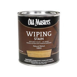 Old Masters Semi-Transparent Natural Walnut Oil-Based Wiping Stain 1 qt.