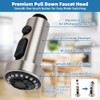Hibbent NSF/ANSI/CAN 61 & CUPC Certified Pull Down Kitchen Faucet