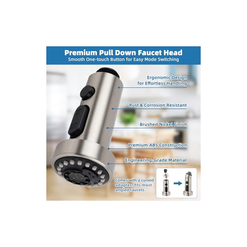 Hibbent NSF/ANSI/CAN 61 & CUPC Certified Pull Down Kitchen Faucet