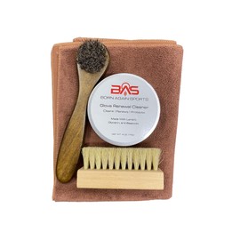 Born Again Sports Baseball Glove Cleaner 4oz, Cleans, Renews & Protects Leather, Use for Baseball Gloves, Softball Glove, and Other Leather Goods (Glove Renewal Cleaner Kit)