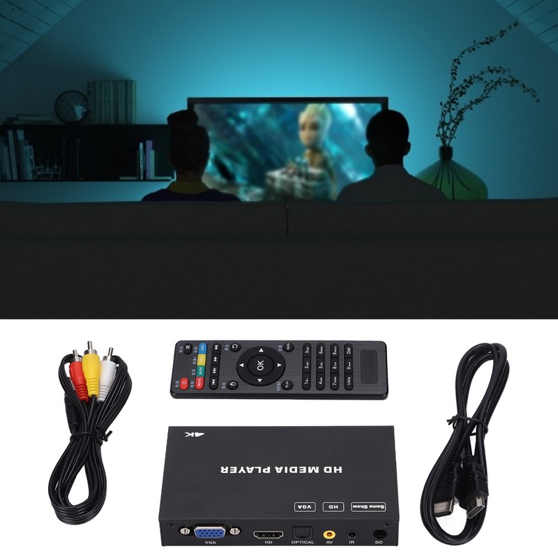 4K A7 HD Media Player Nanotechnology Multifunction Media Player with